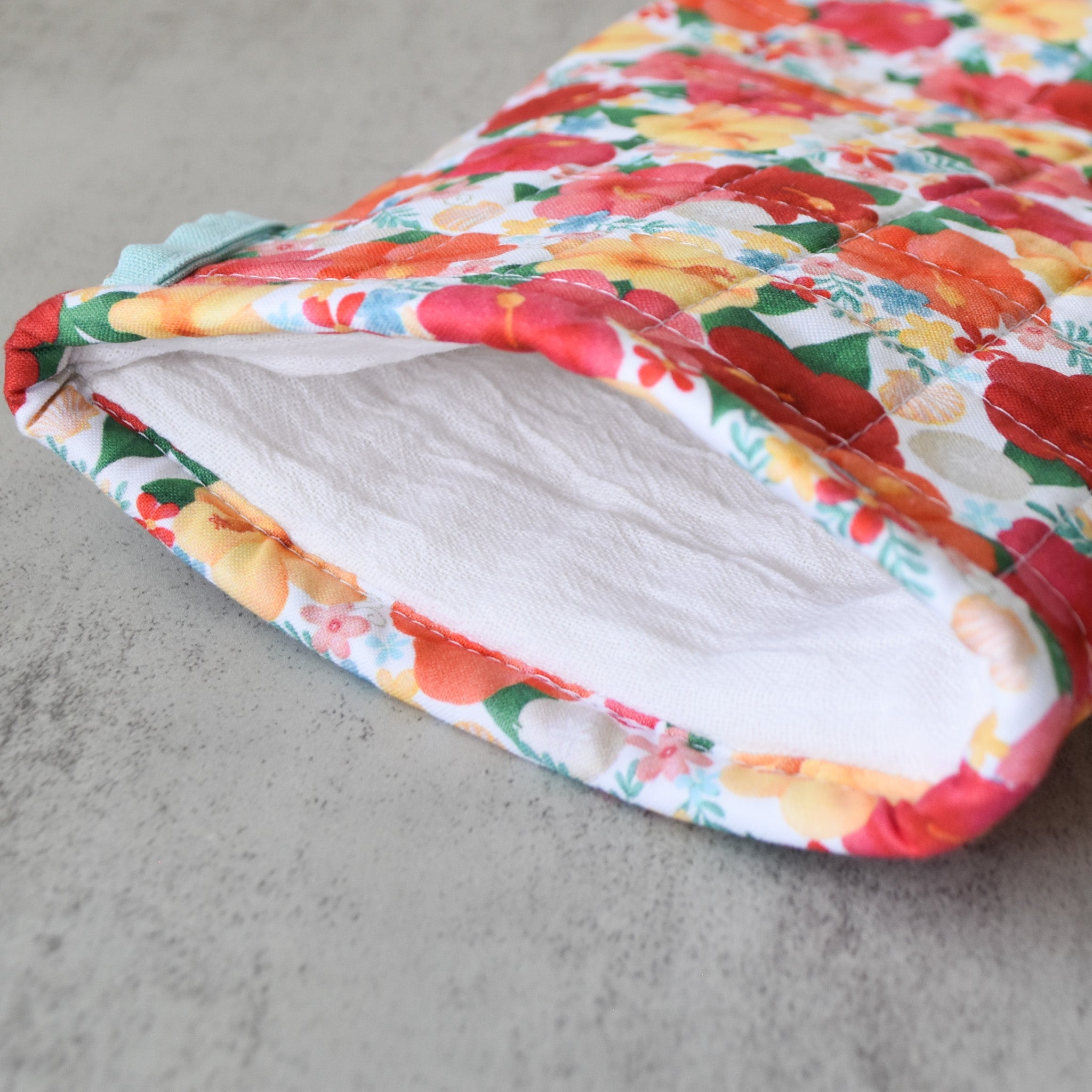 Petals By The Sea Oven Mitt
