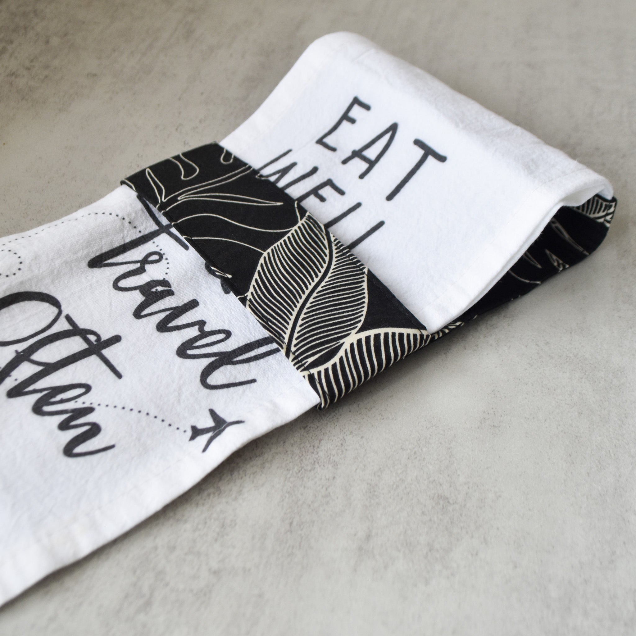 Eat Well & Travel Often Kitchen Towel