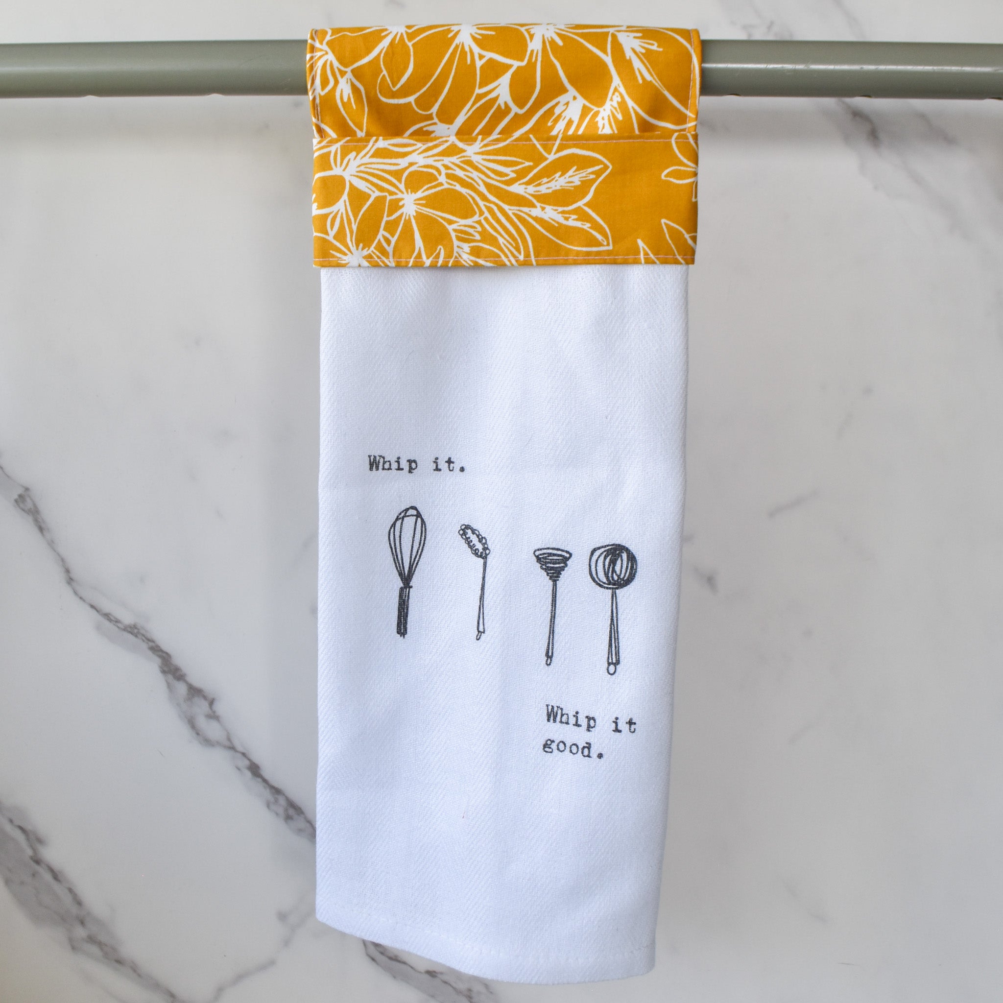 Whip It — Break The Gold Kitchen Towel
