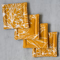 Break The Gold Fabric Coasters