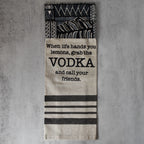 Grab the Vodka Kitchen Towel