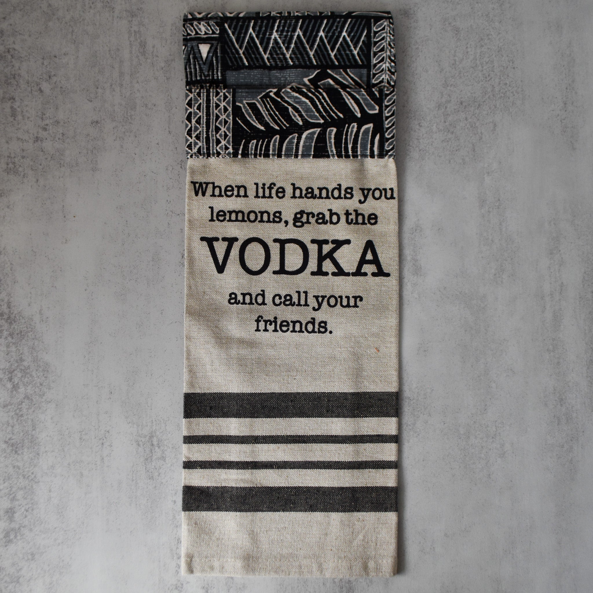 Grab the Vodka Kitchen Towel