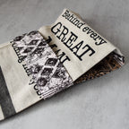 Behind Every Great Man Kitchen Towel