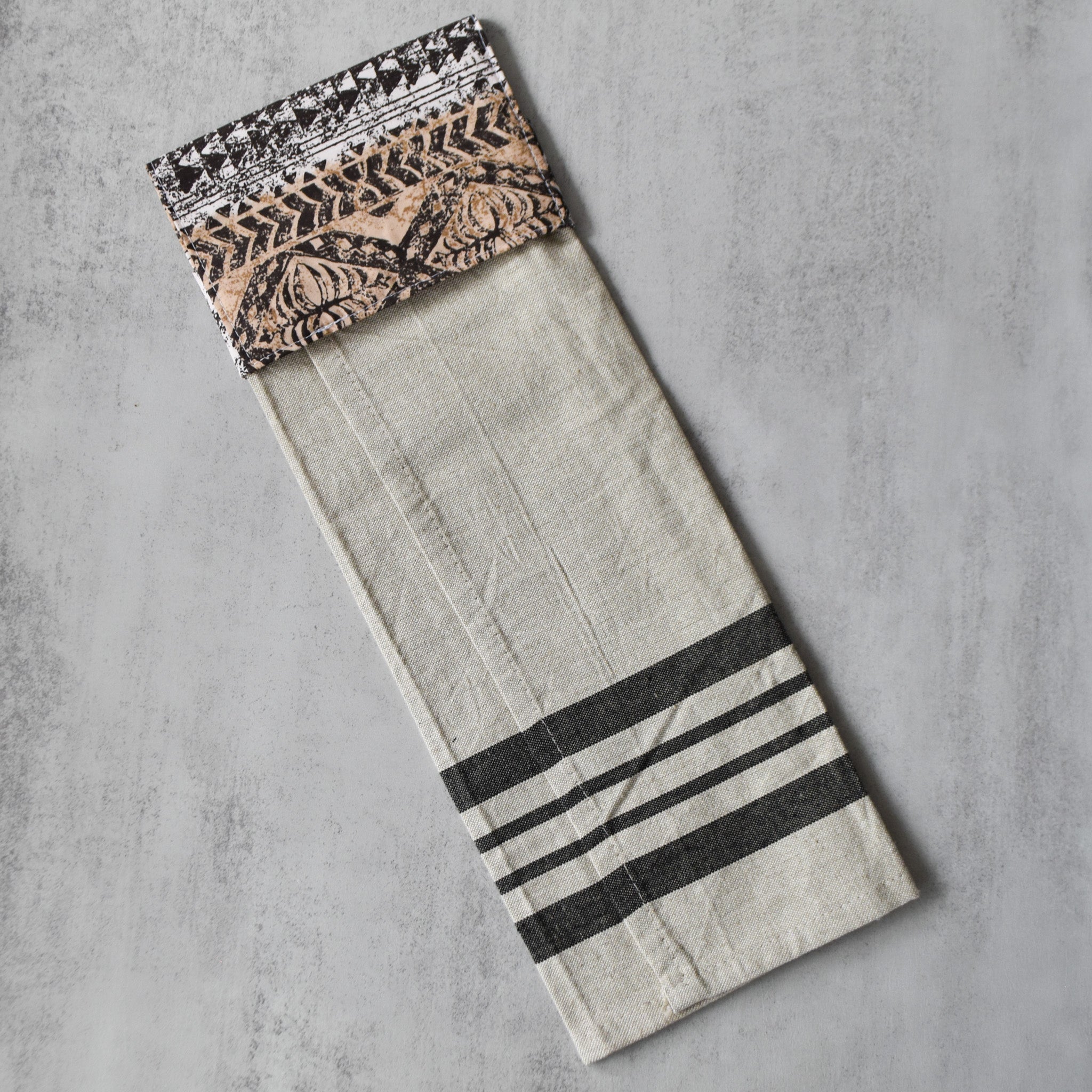 Behind Every Great Man Kitchen Towel