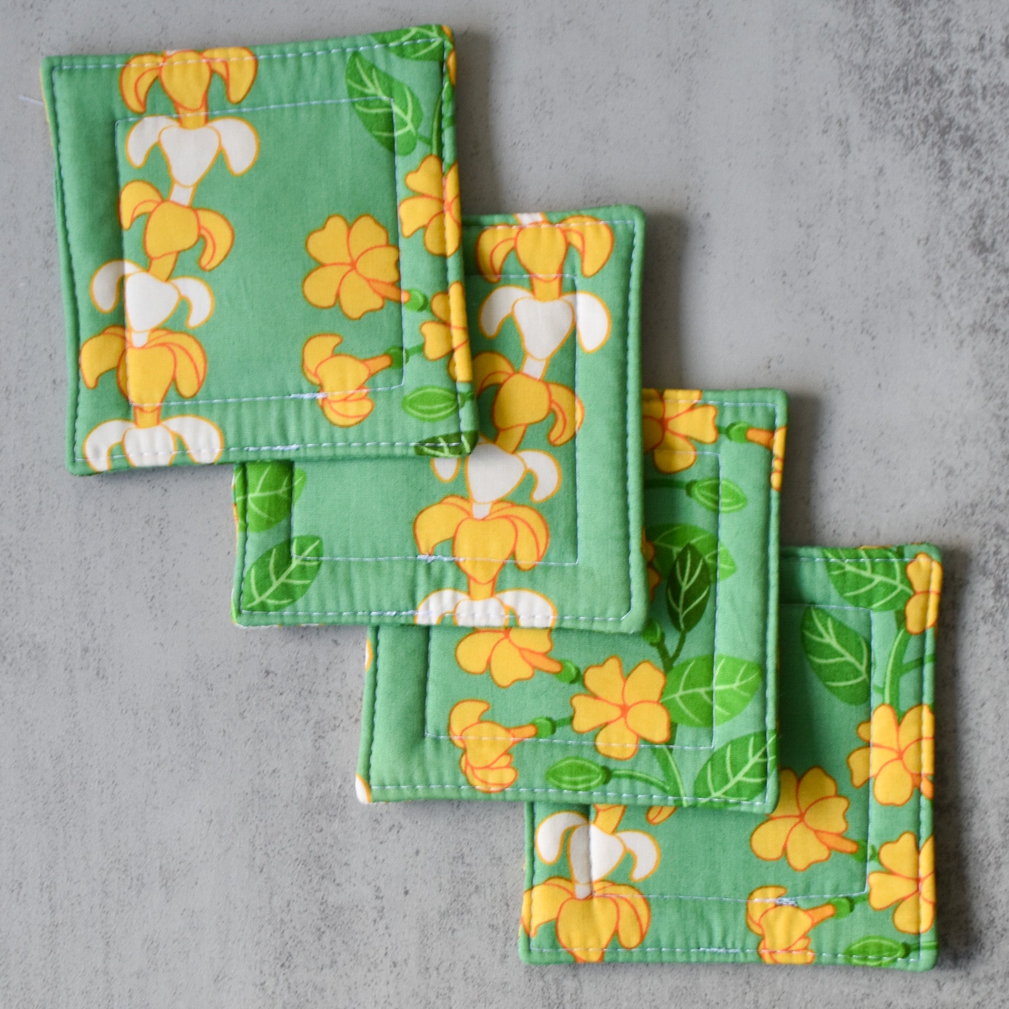 Bright & Focused Fabric Coasters