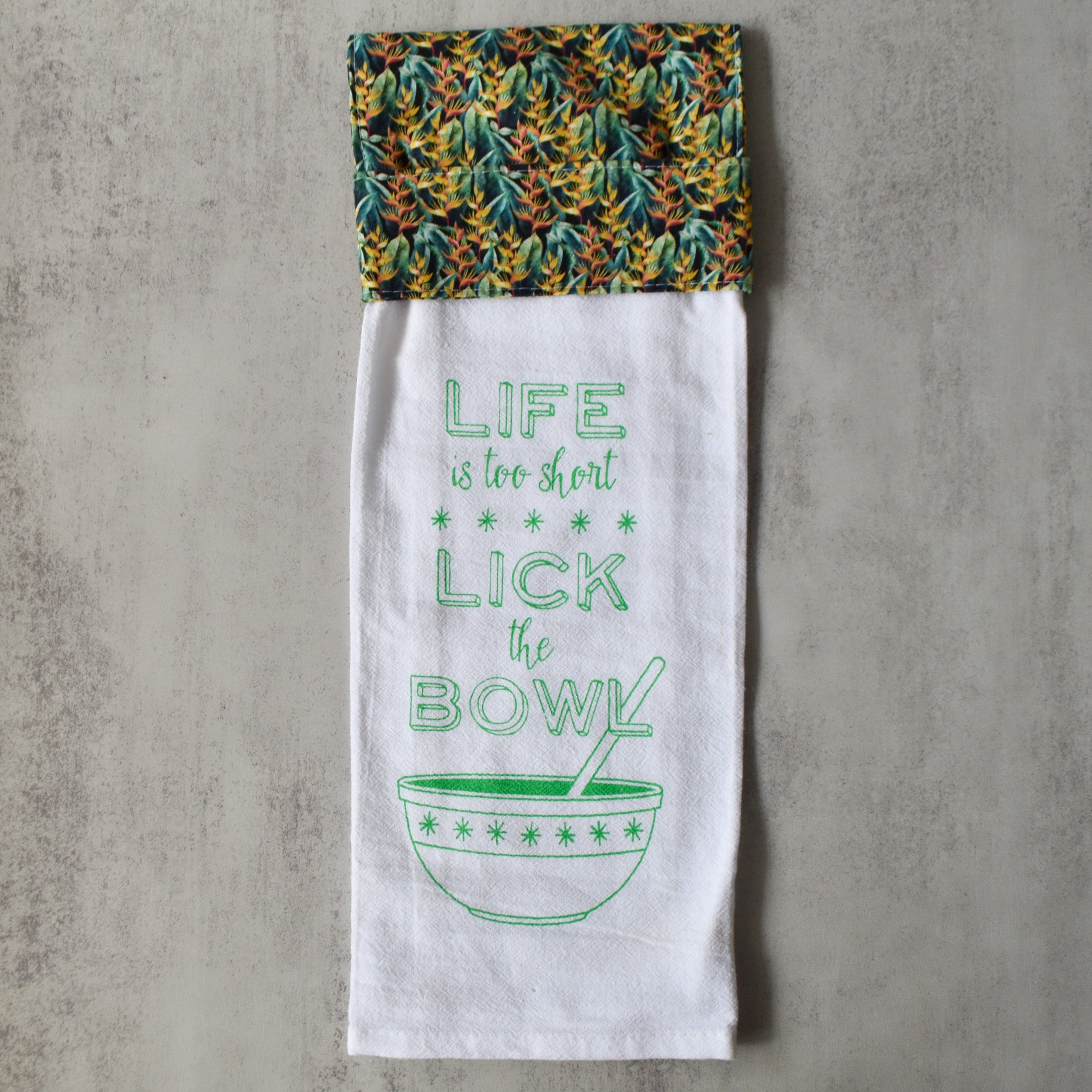 Lick the Bowl Kitchen Towel