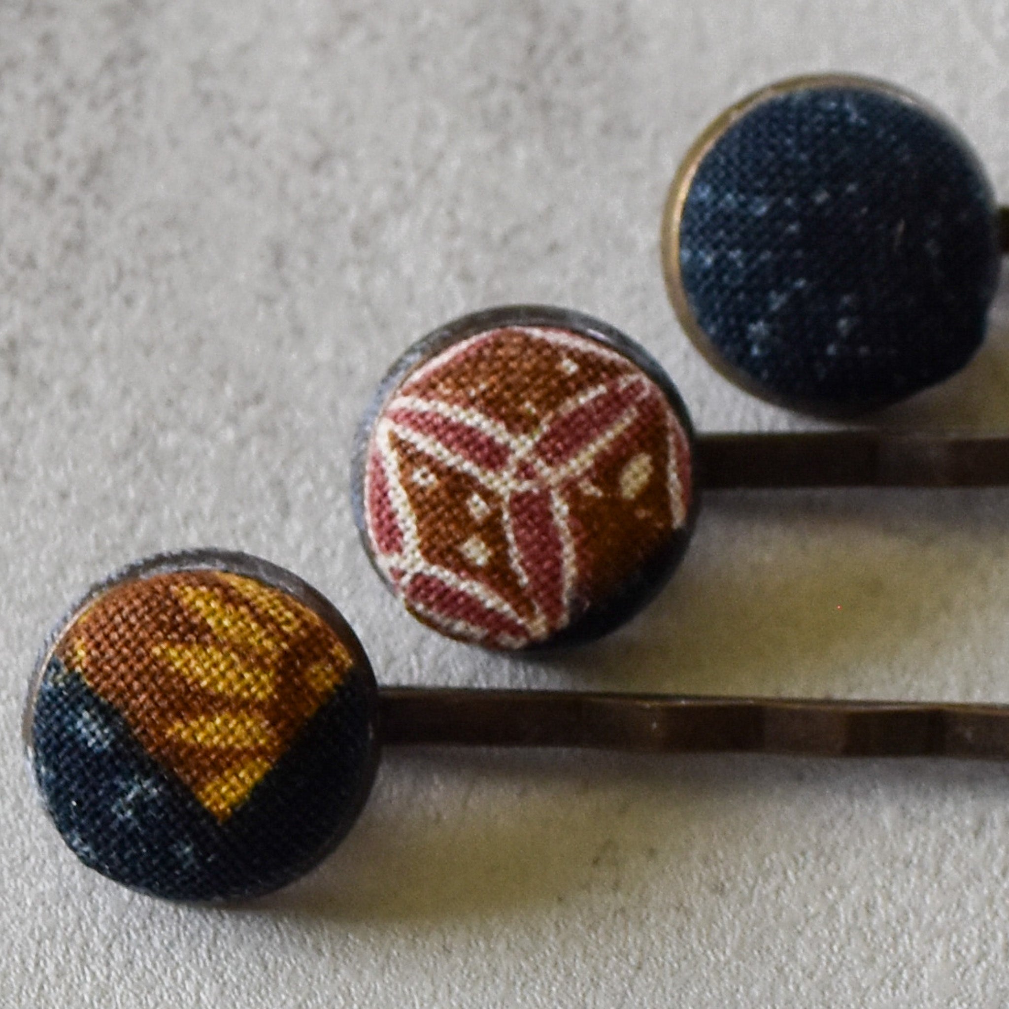 Patchwork Bobby Pins