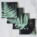 Wild Fern Fabric Coasters