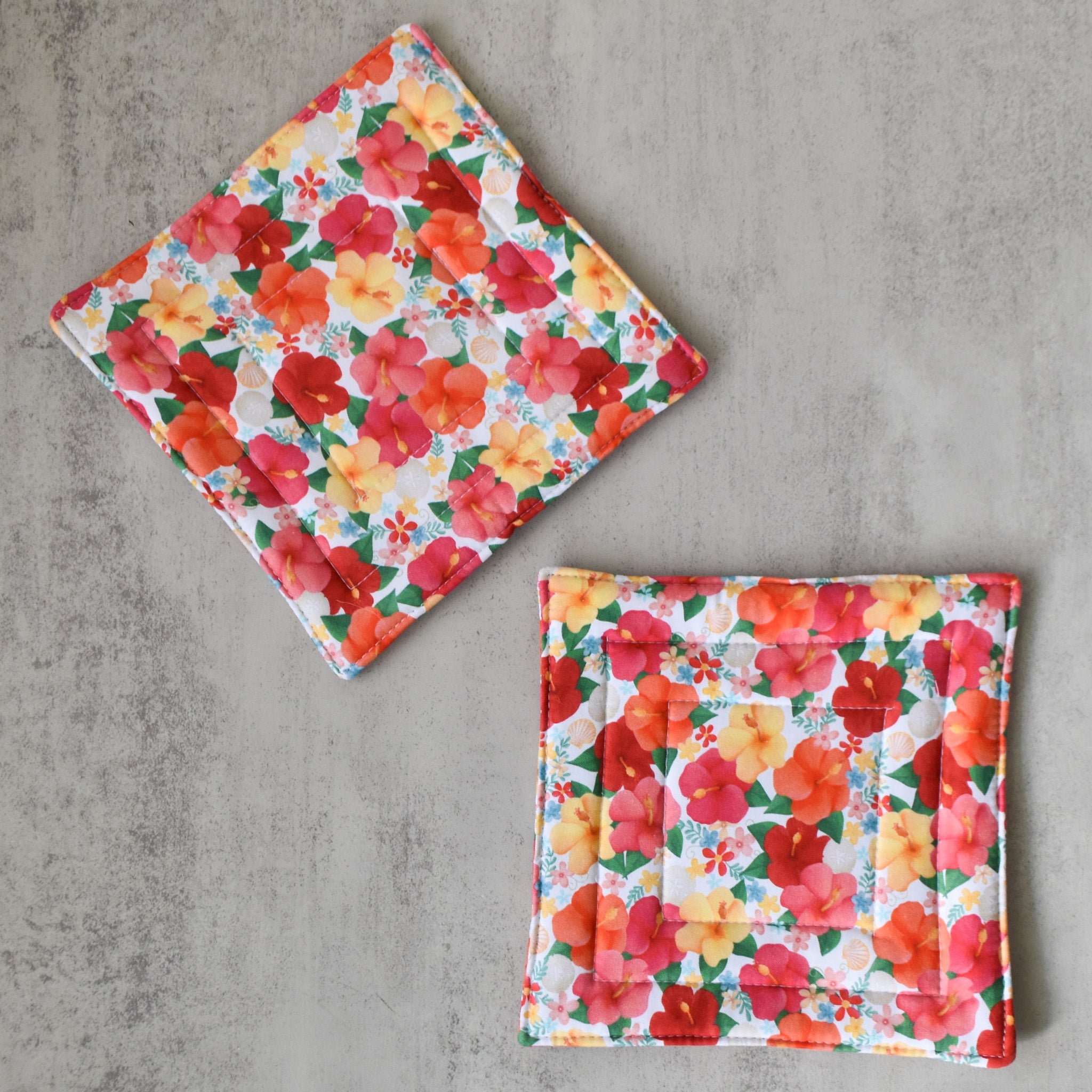Petals By The Sea Potholders