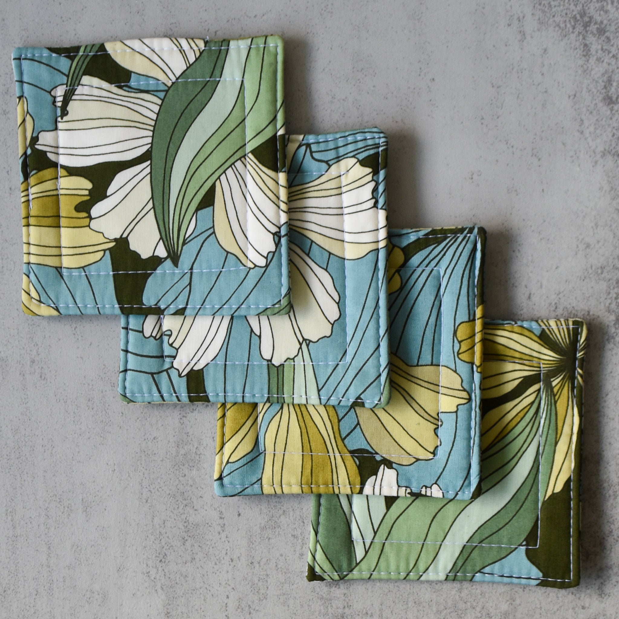 Win Me Over Fabric Coasters