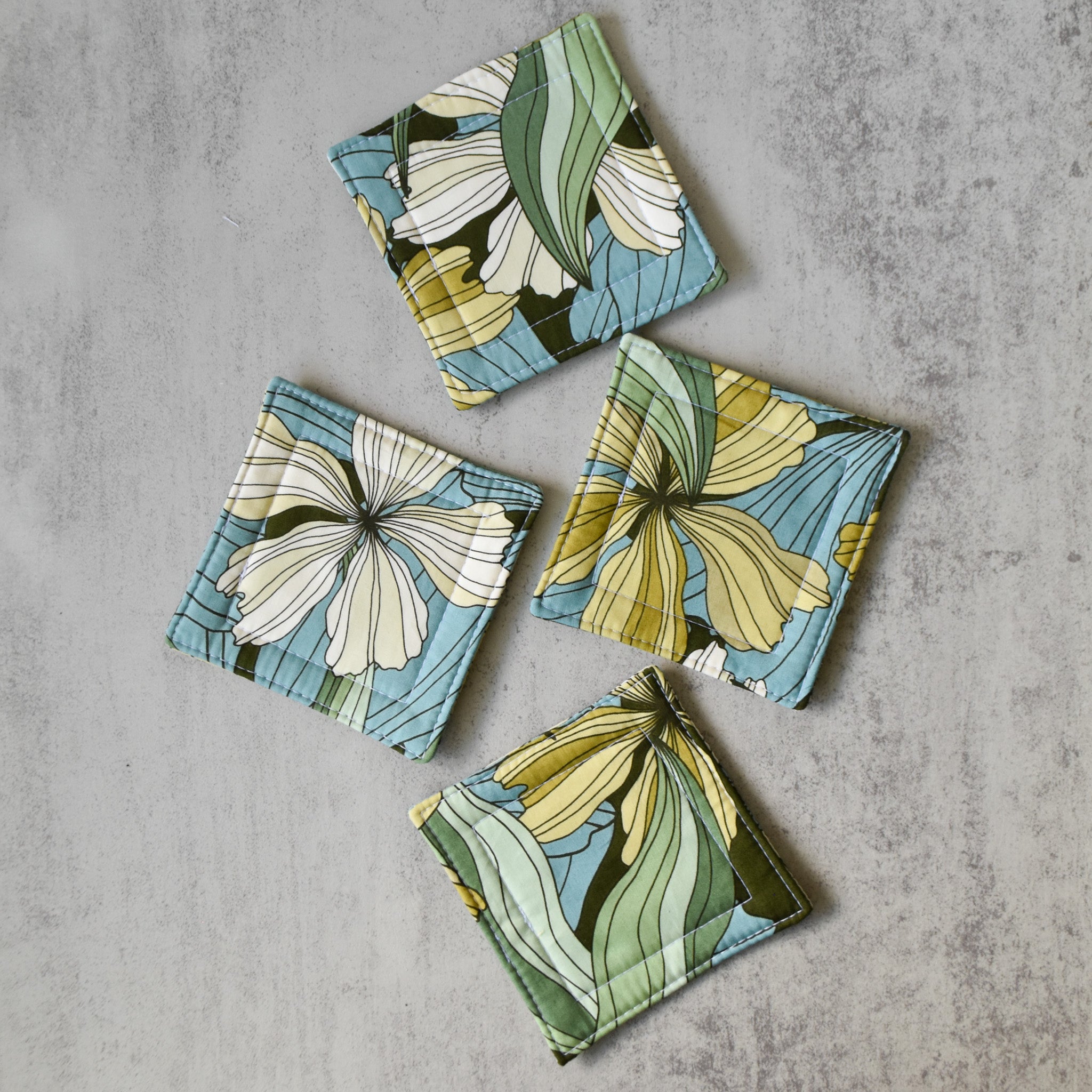 Win Me Over Fabric Coasters