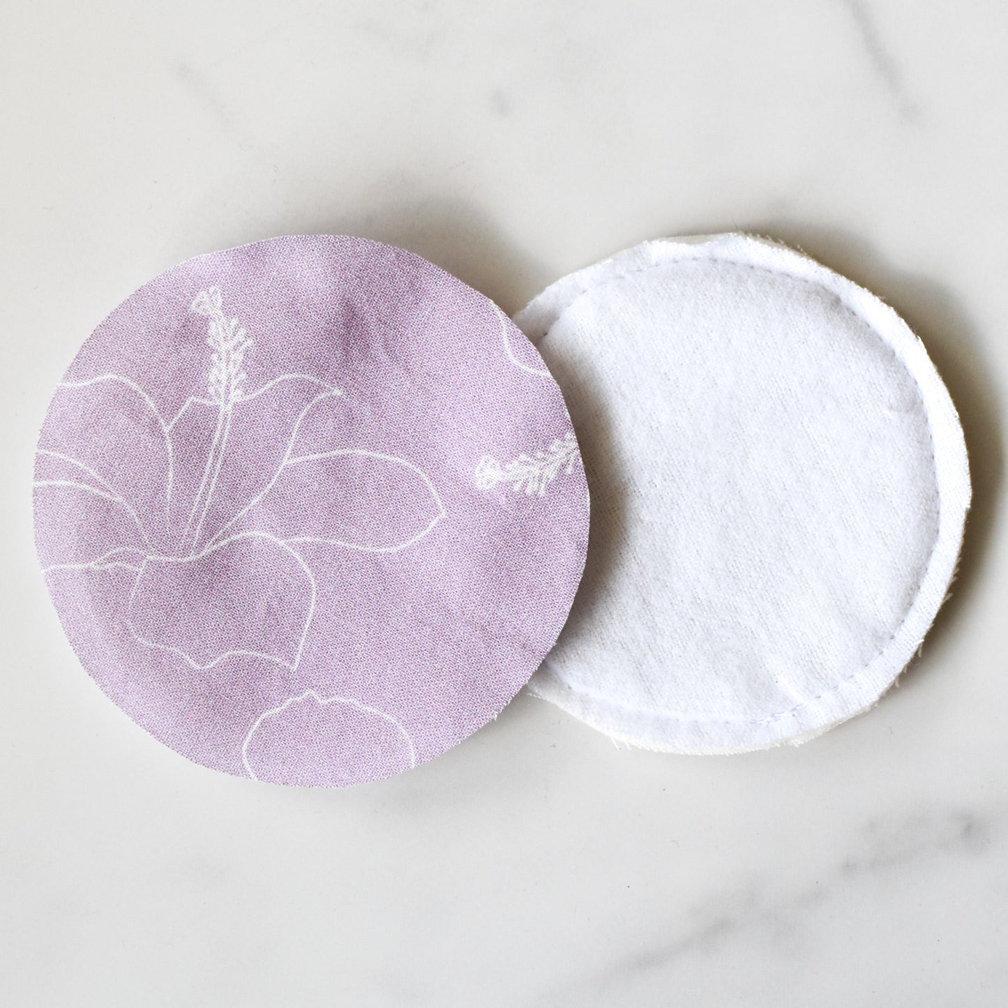 Hibiscus Violet Cotton Rounds