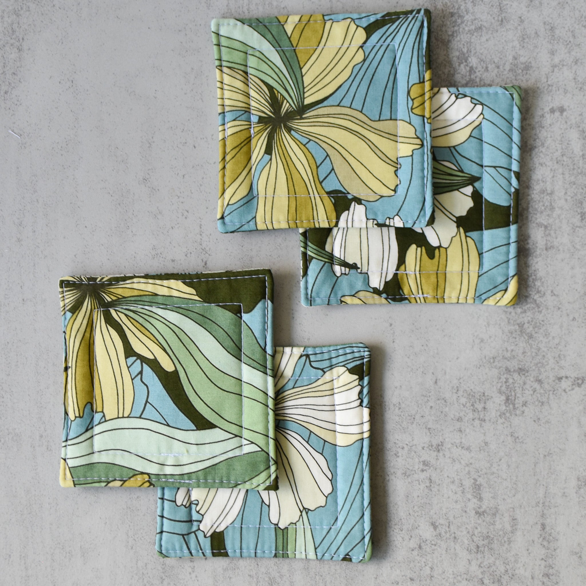 Win Me Over Fabric Coasters