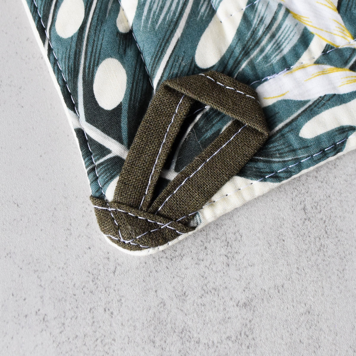 Palm & Pearl Potholders
