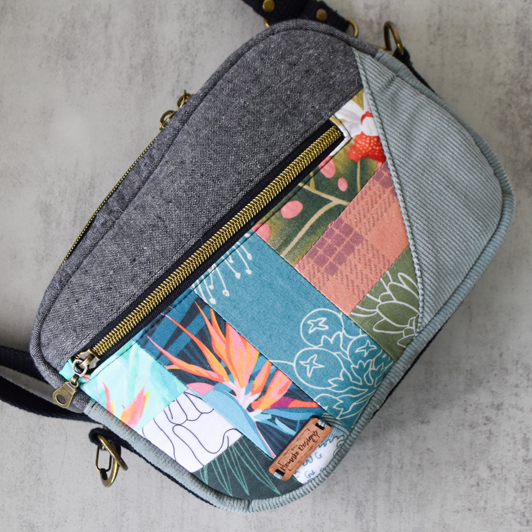Charcoal & Eucalyptus Yosegire Bag