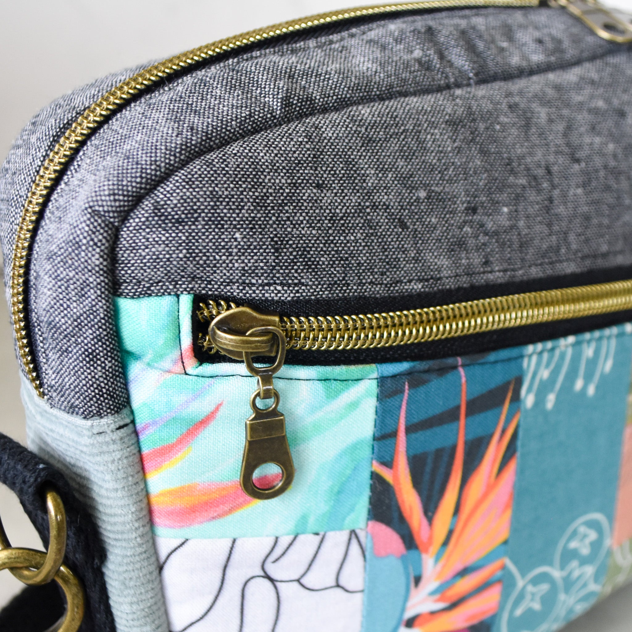 Charcoal & Eucalyptus Yosegire Bag