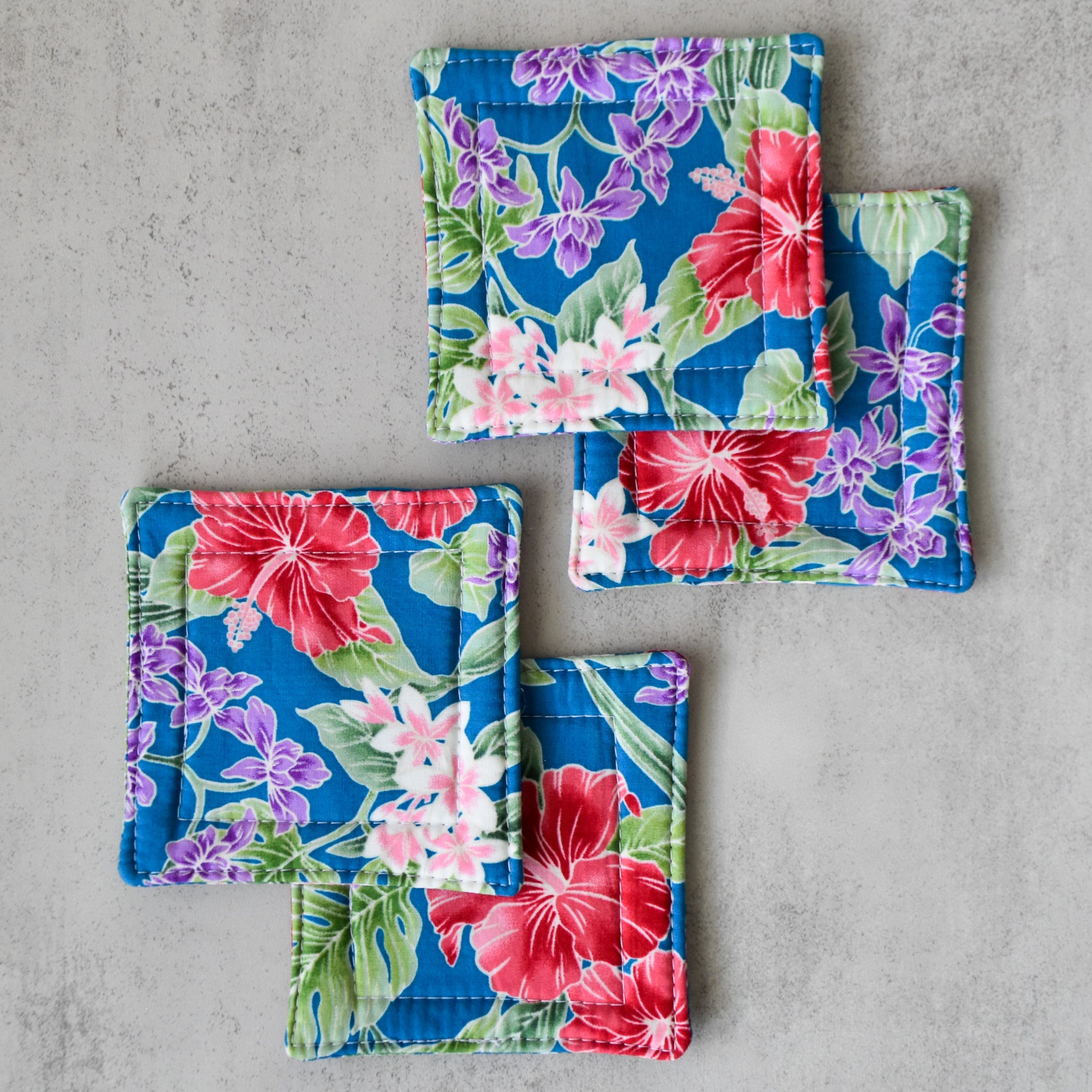 Aloha Belle Fabric Coasters