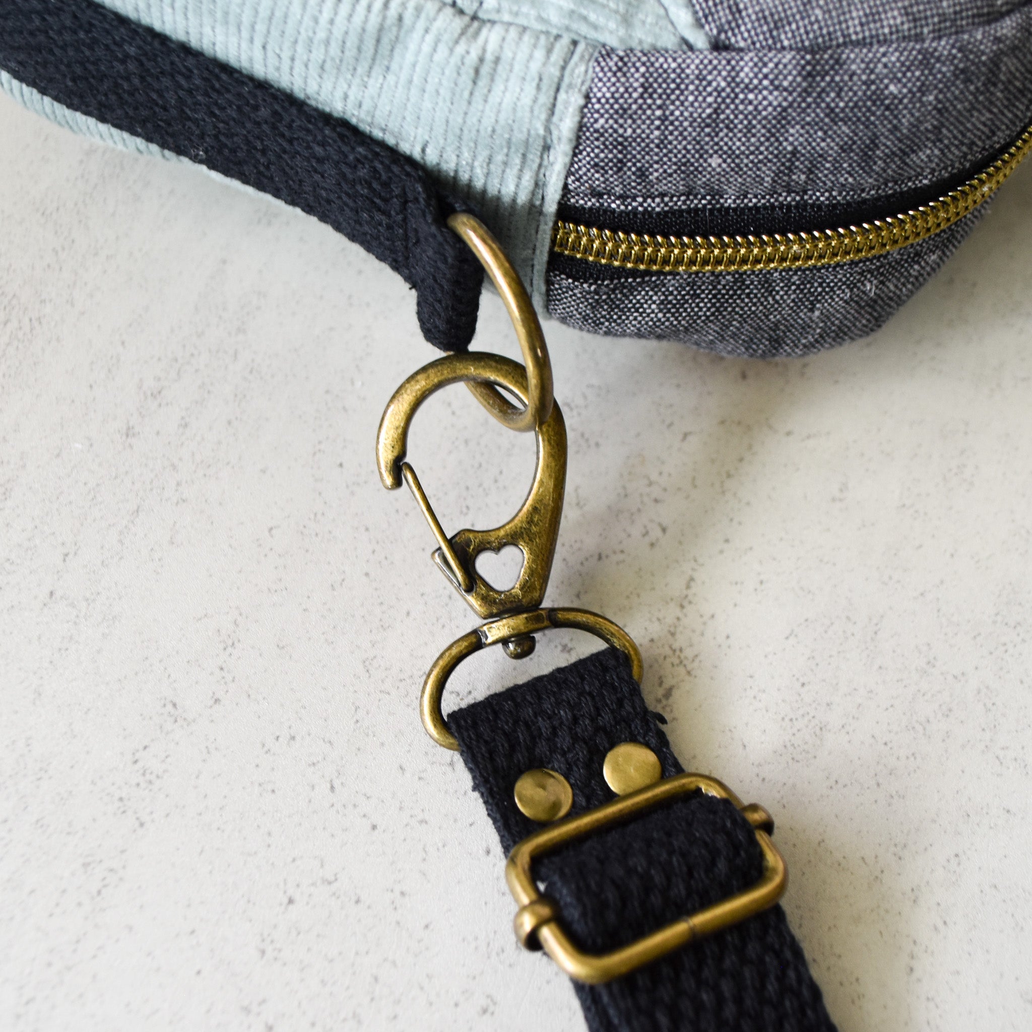 Charcoal & Eucalyptus Yosegire Bag