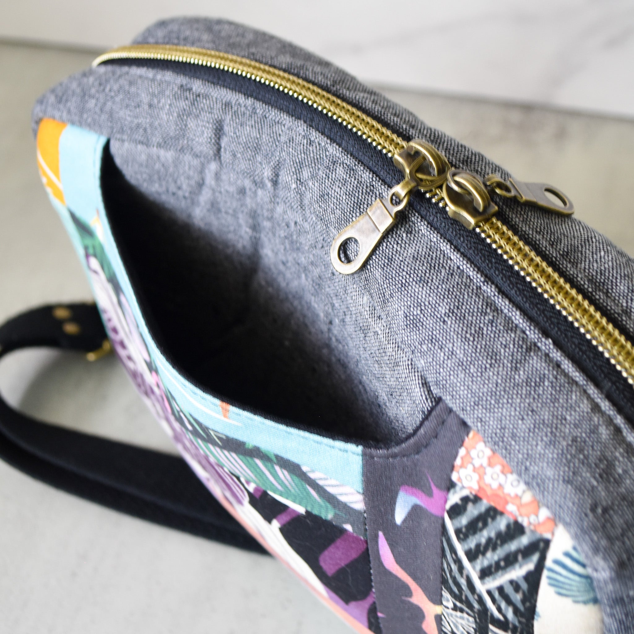 Charcoal & Eucalyptus Yosegire Bag