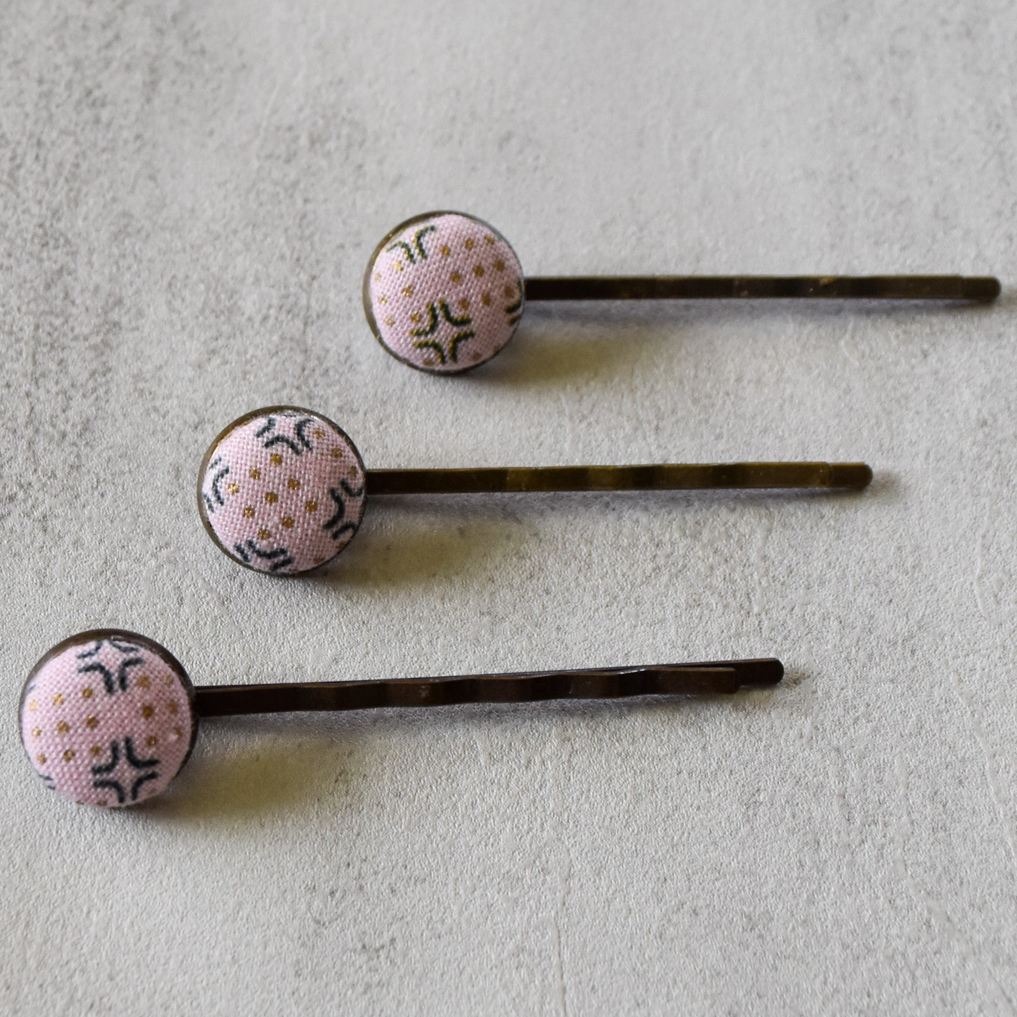 Pink Rainbow Bobby Pins