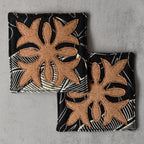 Tropic In Ink Cork Coasters