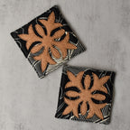 Tropic In Ink Cork Coasters
