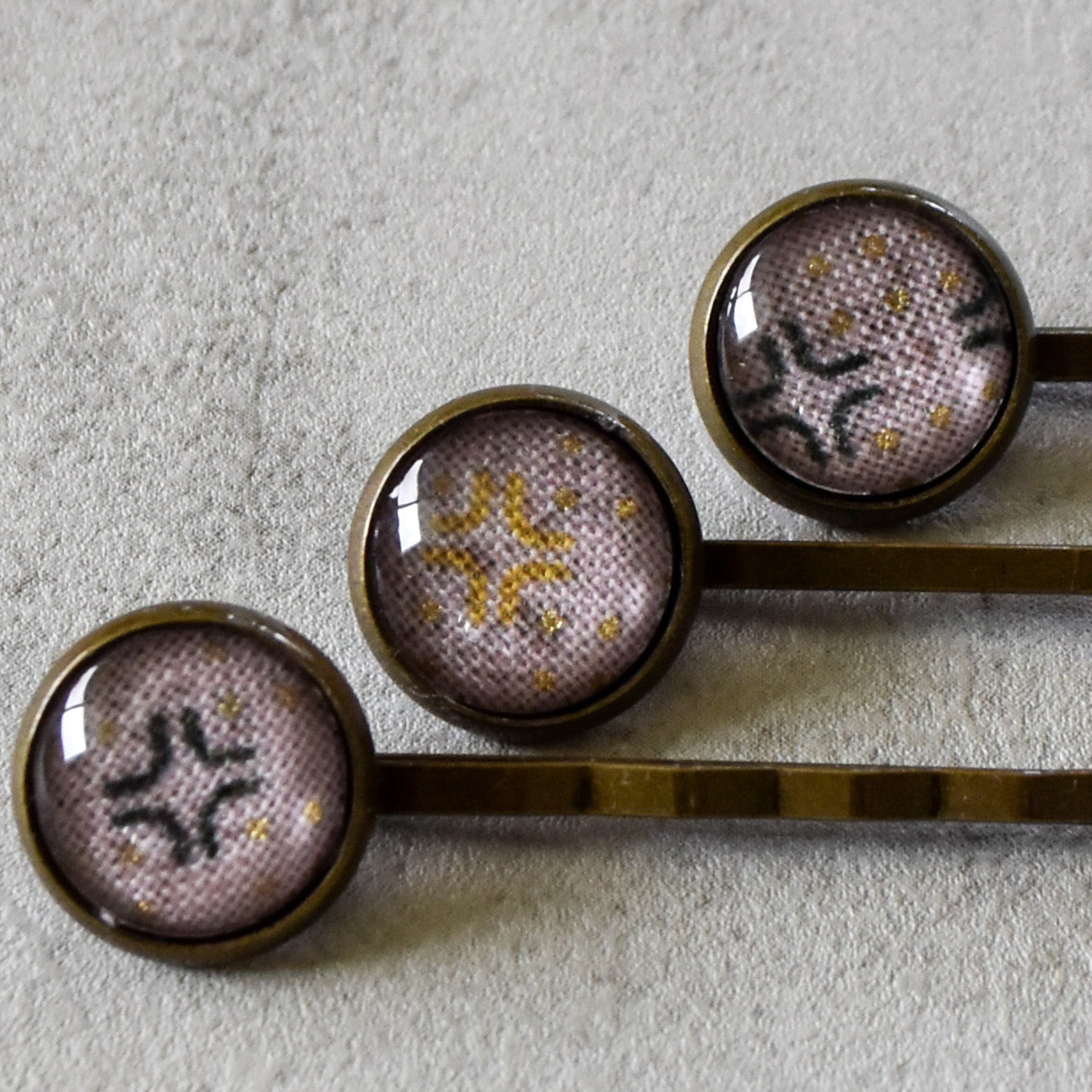 Pink Rainbow Bobby Pins