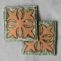 Lei Between the Lines Cork Coasters