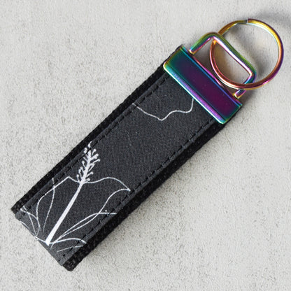 Hibiscus Noir Key Fobs