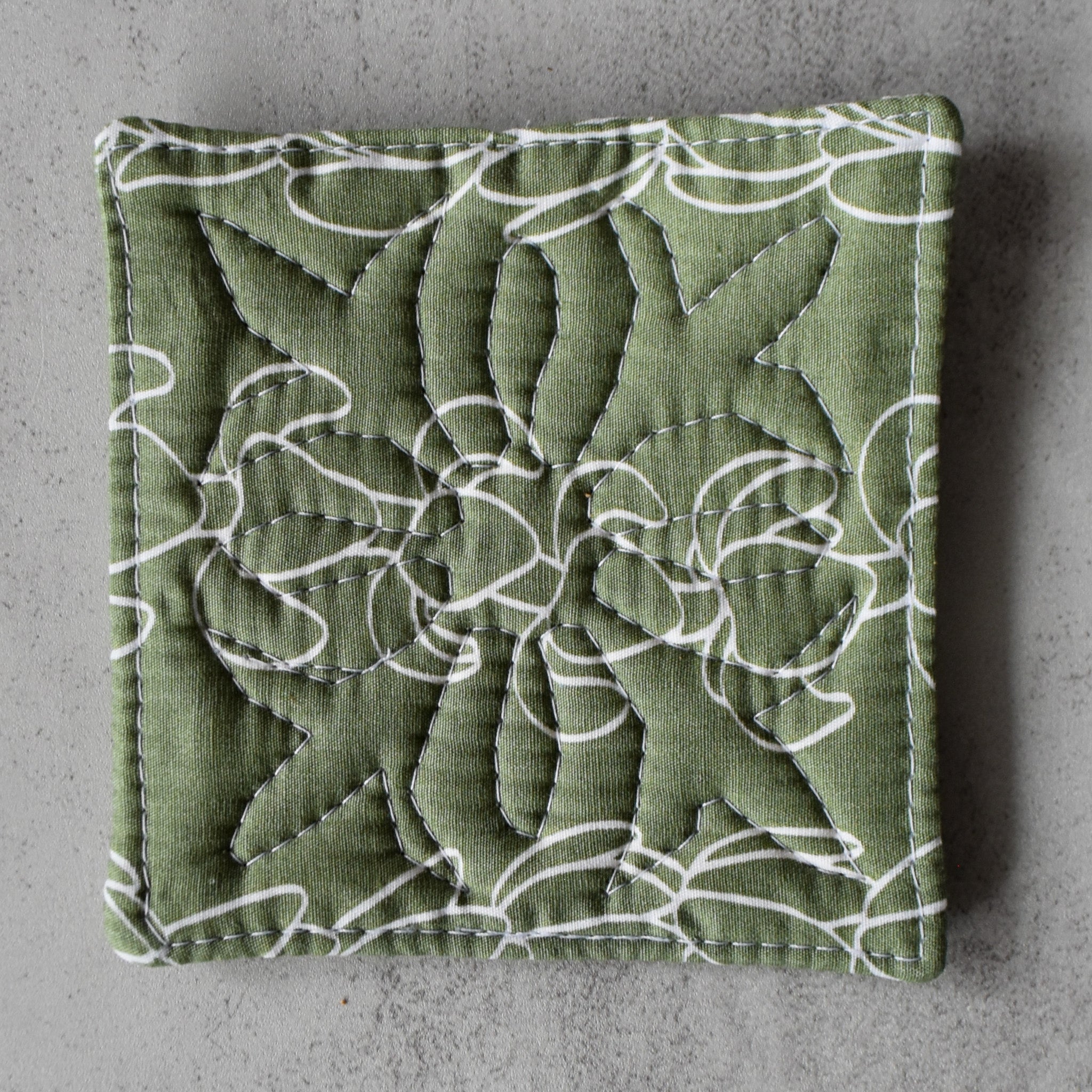 Lei Between the Lines Cork Coasters