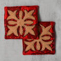 Cherry Kisses Cork Coasters