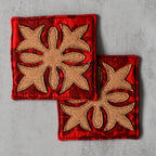 Cherry Kisses Cork Coasters