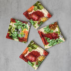 Sunburst Fabric Coasters