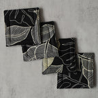 Tropic in Ink Fabric Coasters