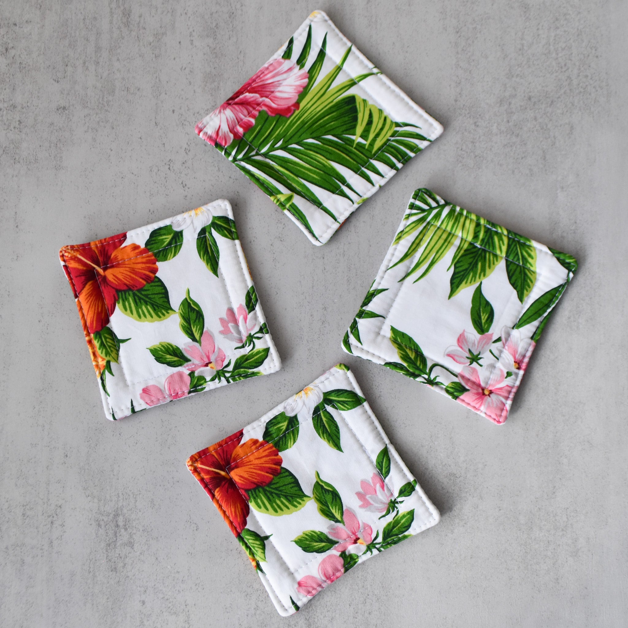 Pretty Please Fabric Coasters