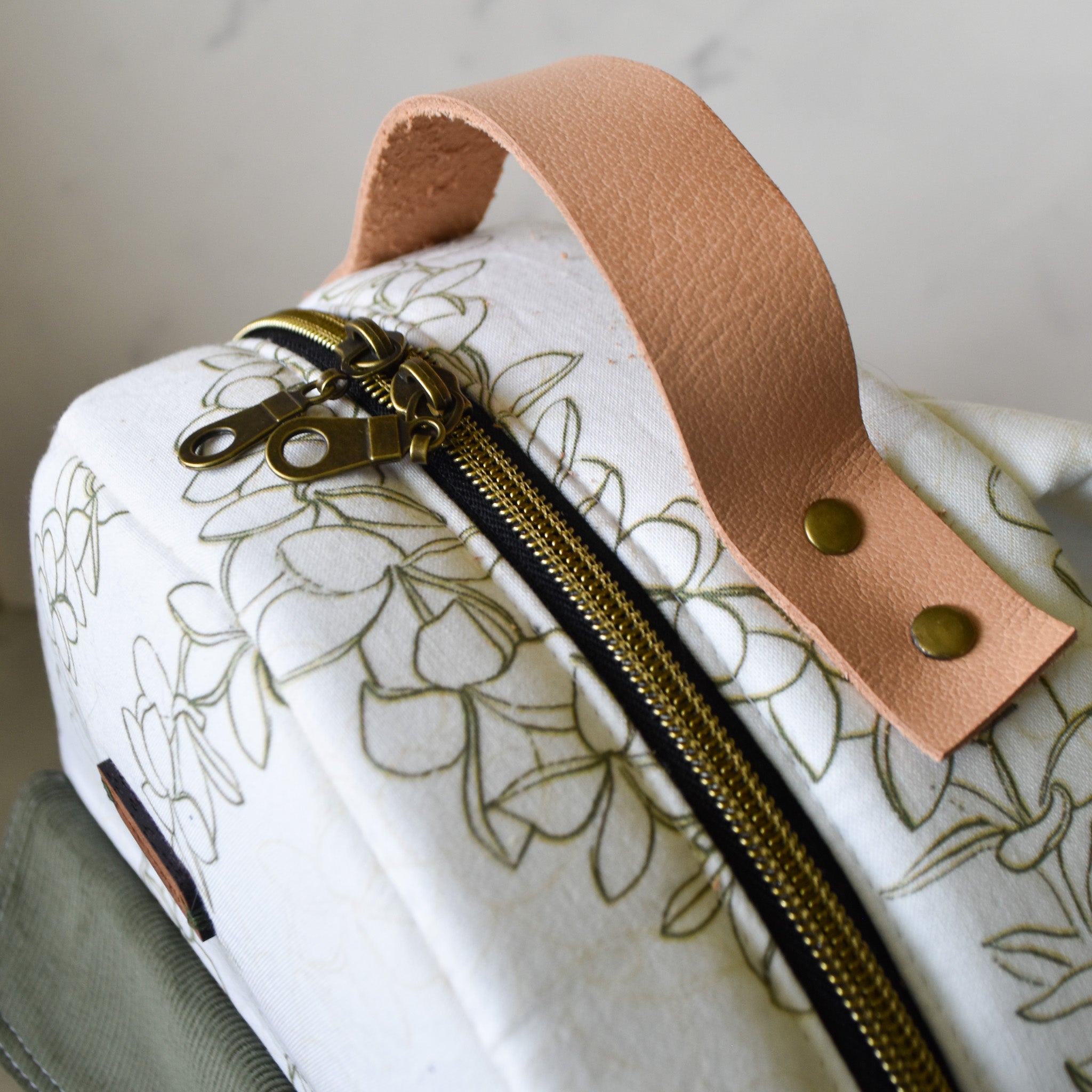 Ethereal Plumeria Holopuni Backpack