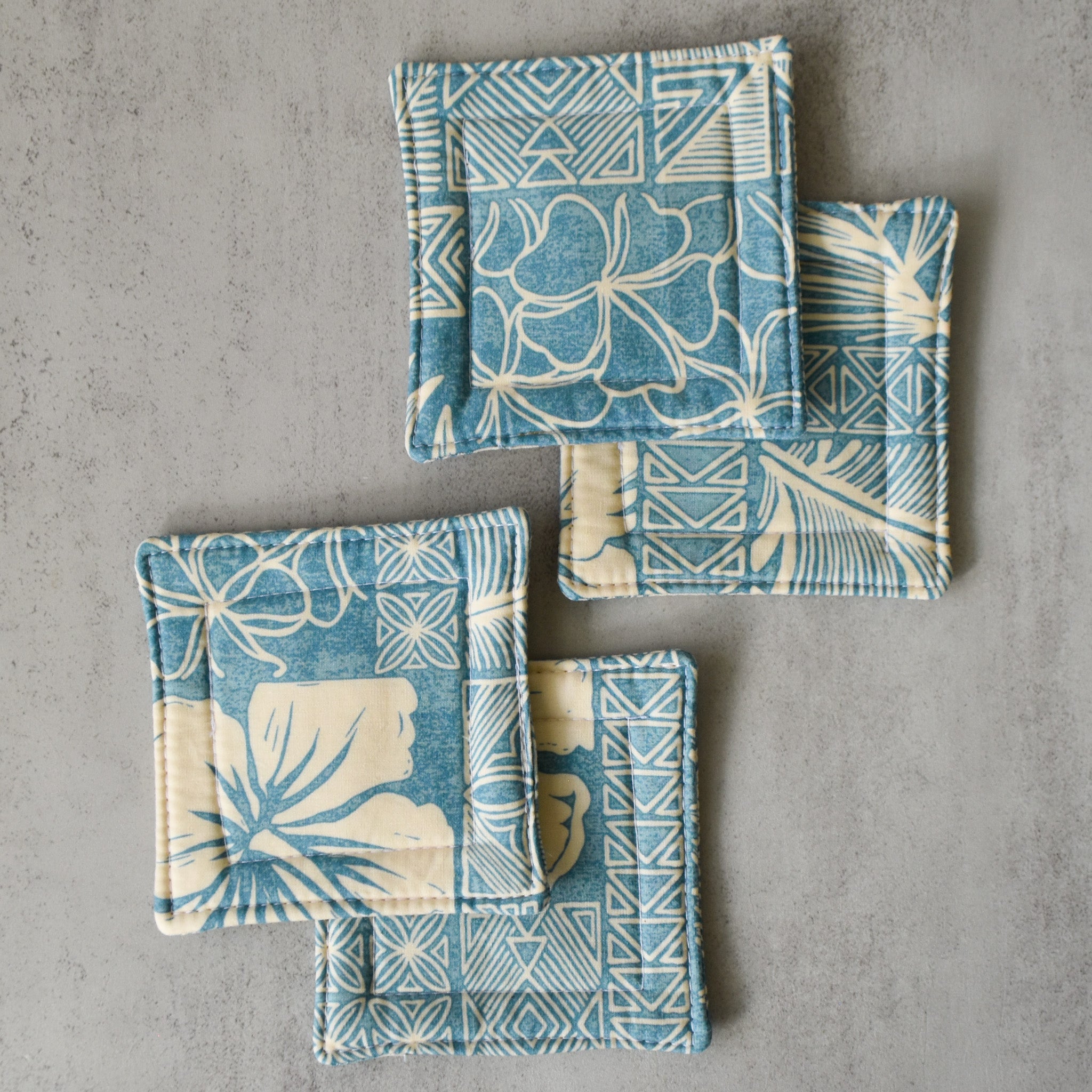 Soft Spoken Fabric Coasters