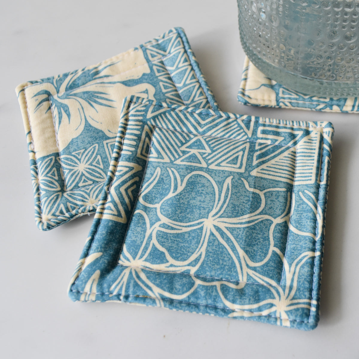 Soft Spoken Fabric Coasters