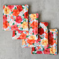 Petals By The Sea Fabric Coasters
