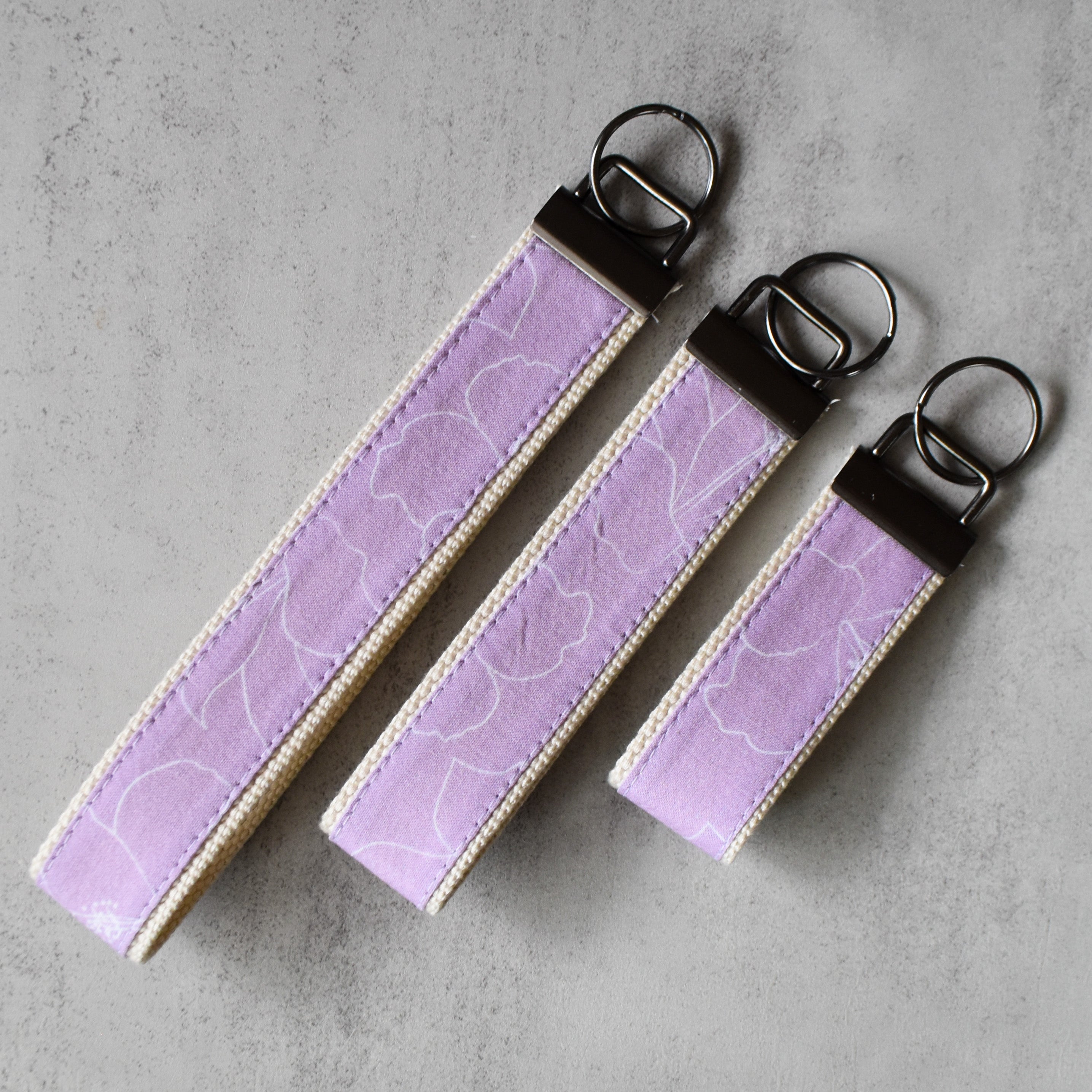 Hibiscus Violet Key Fobs