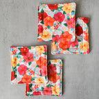 Petals By The Sea Fabric Coasters