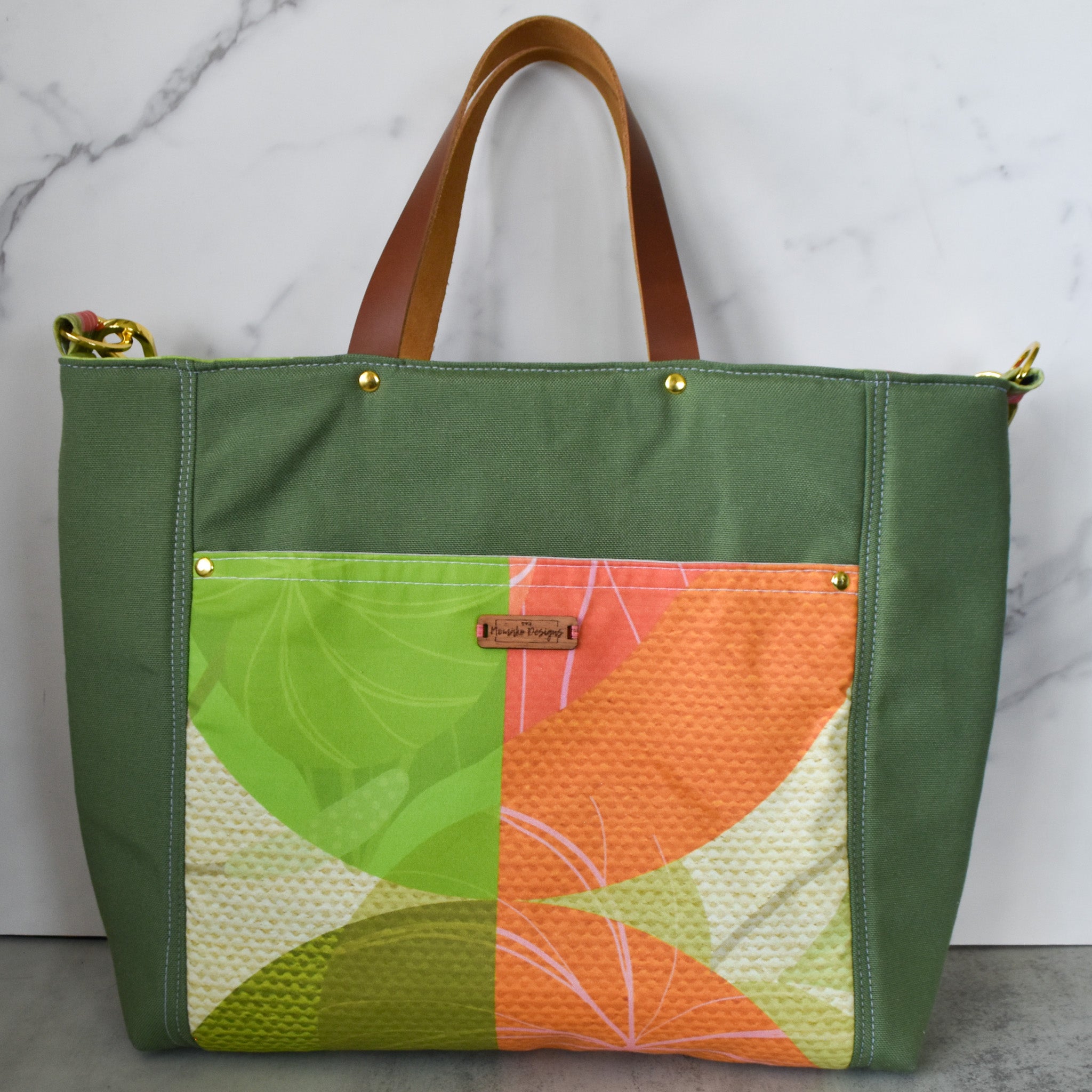 Geometric Bloom Lumahai Tote