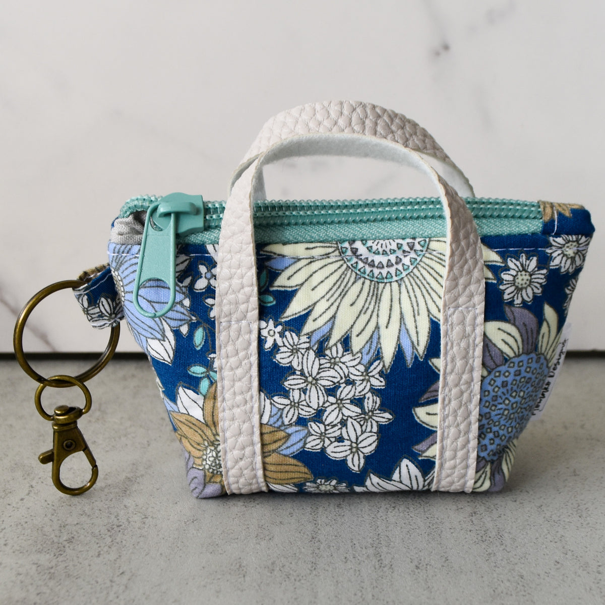 Flower Child Manini Tote Keychain
