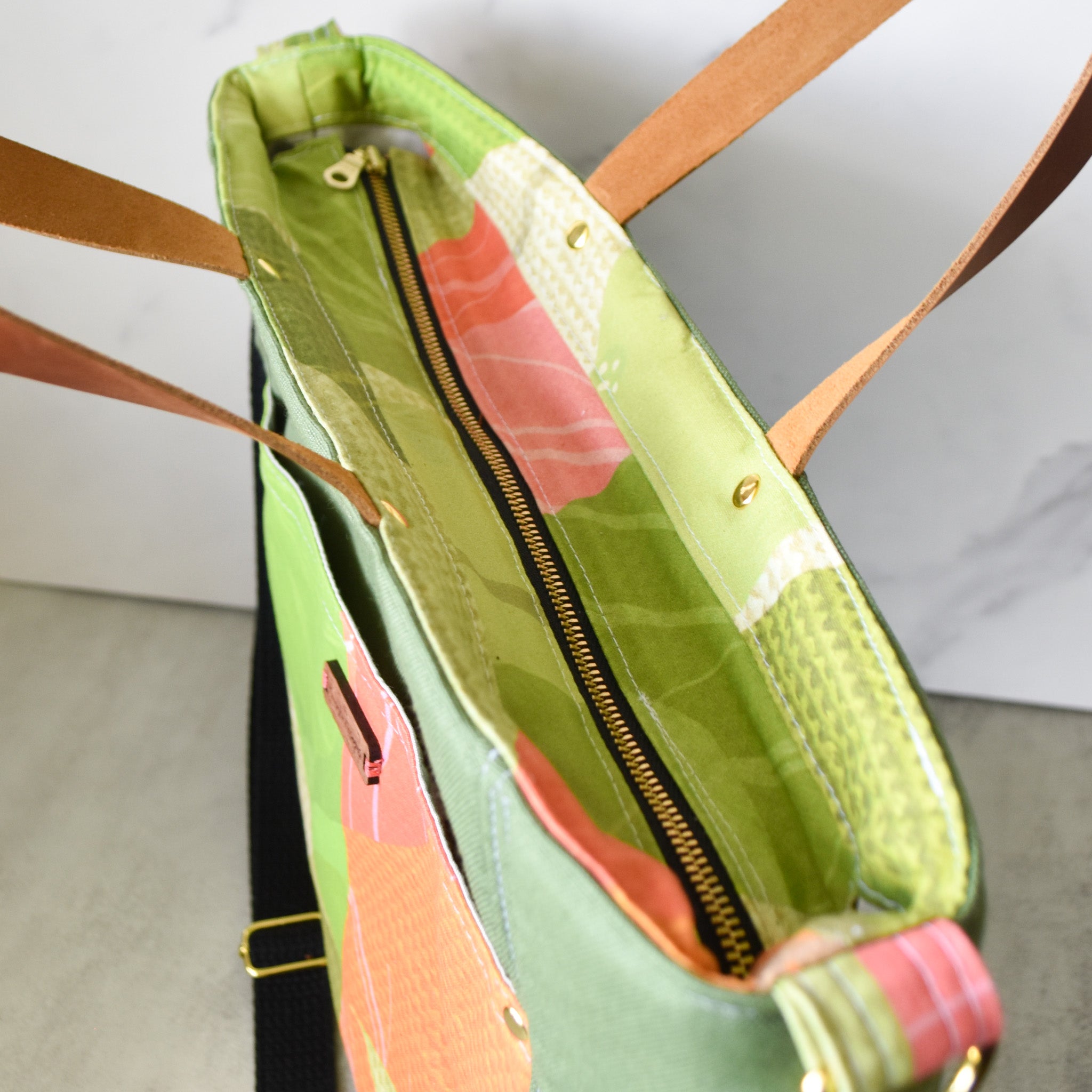 Geometric Bloom Lumahai Tote