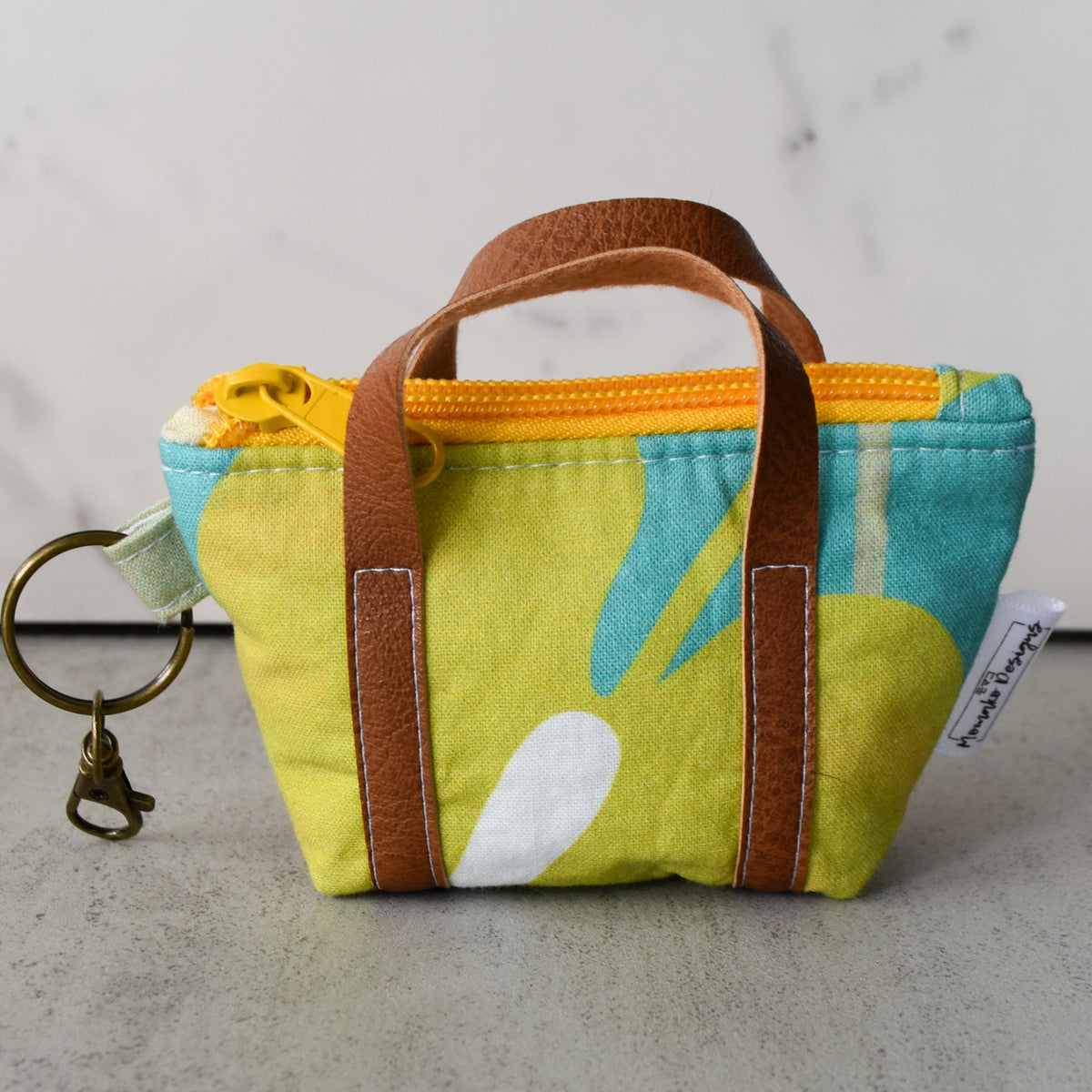 Sunrise Anthurium Manini Tote Keychain