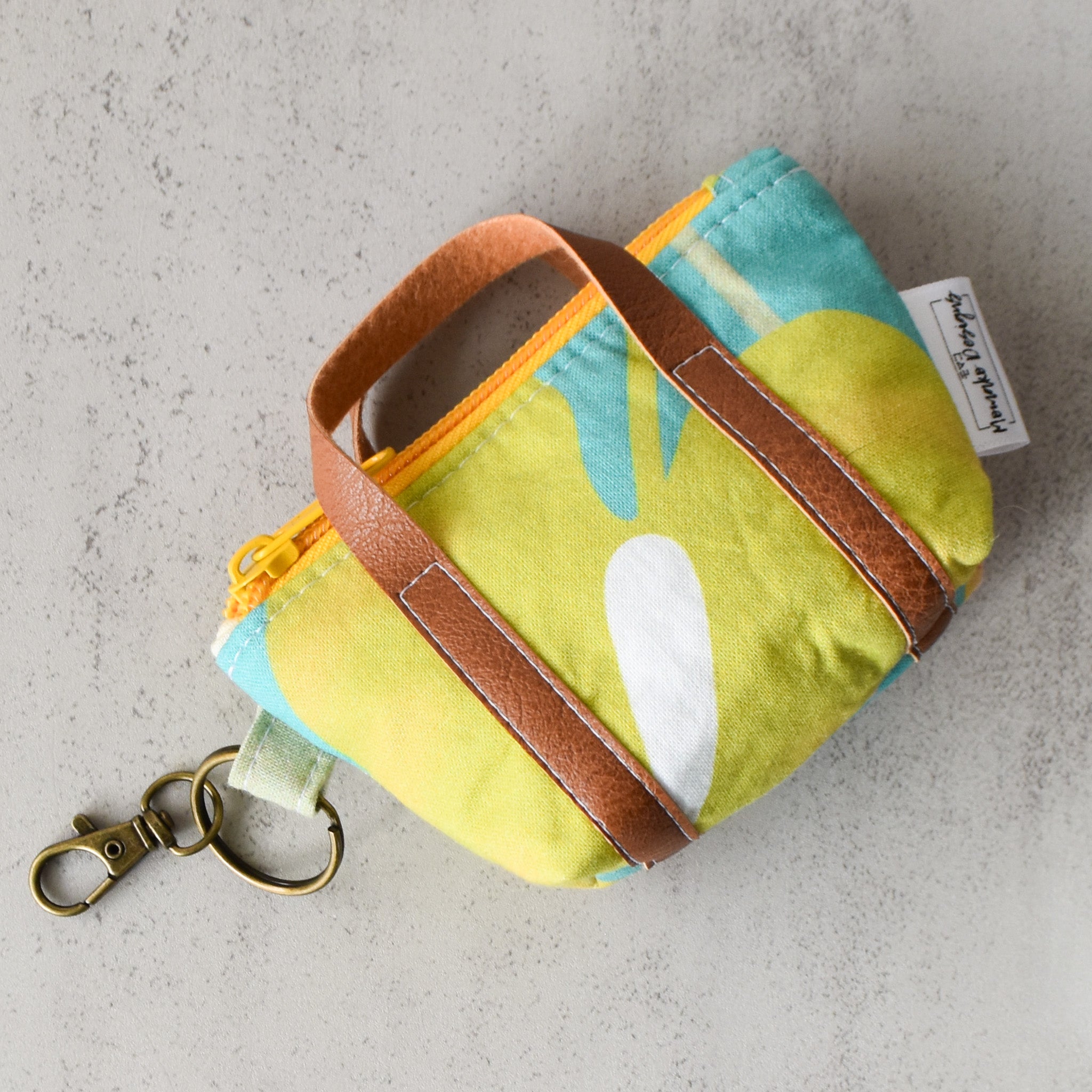 Sunrise Anthurium Manini Tote Keychain