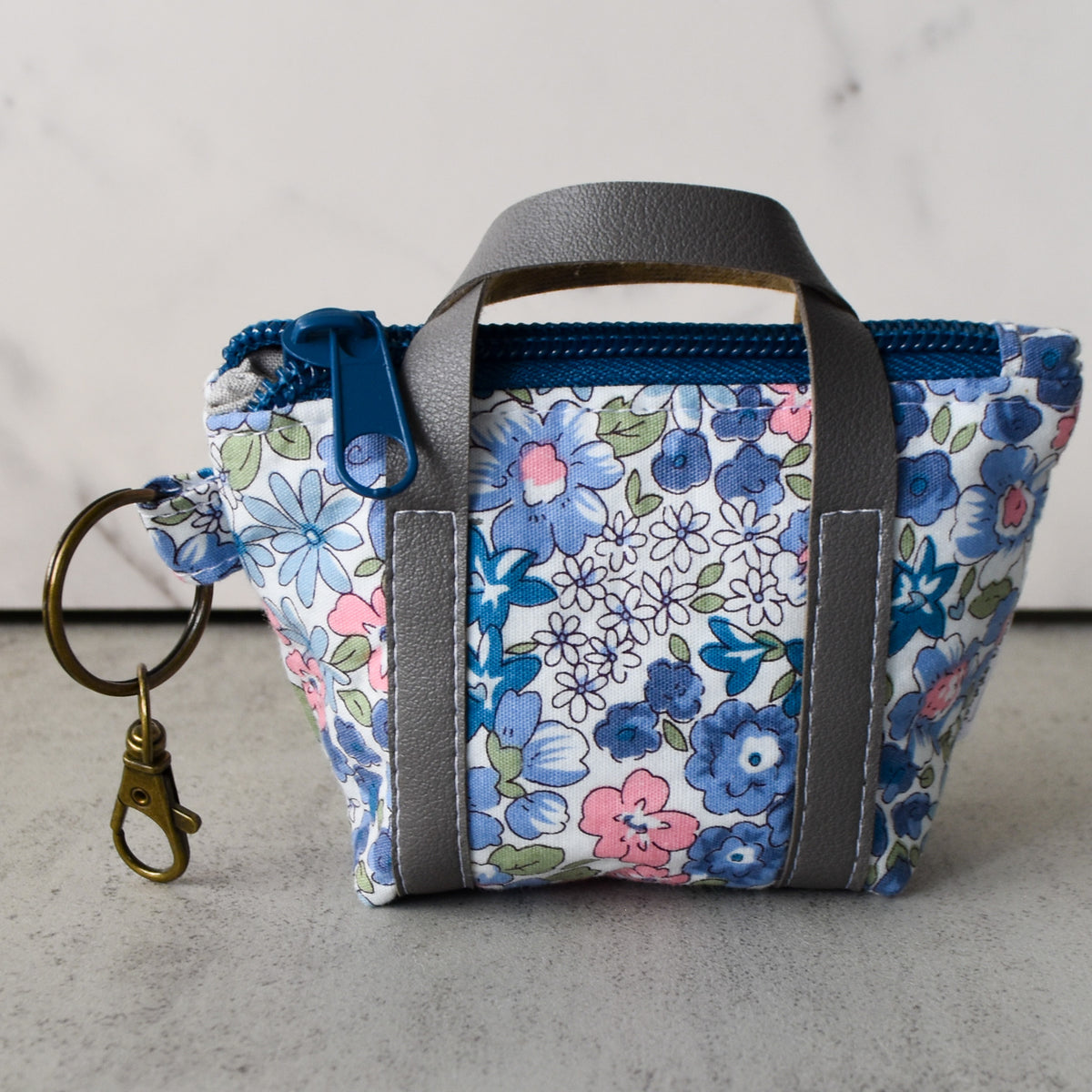 Knowledge Is Flower Manini Tote Keychain