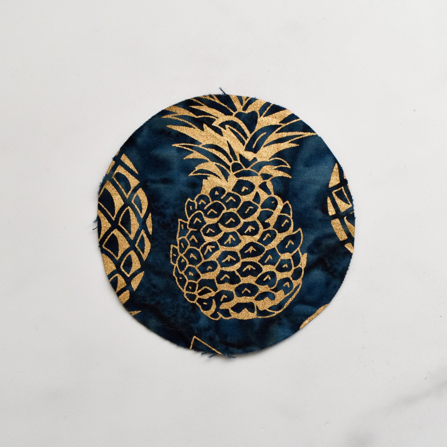 Golden State of Pineapples Cotton Rounds