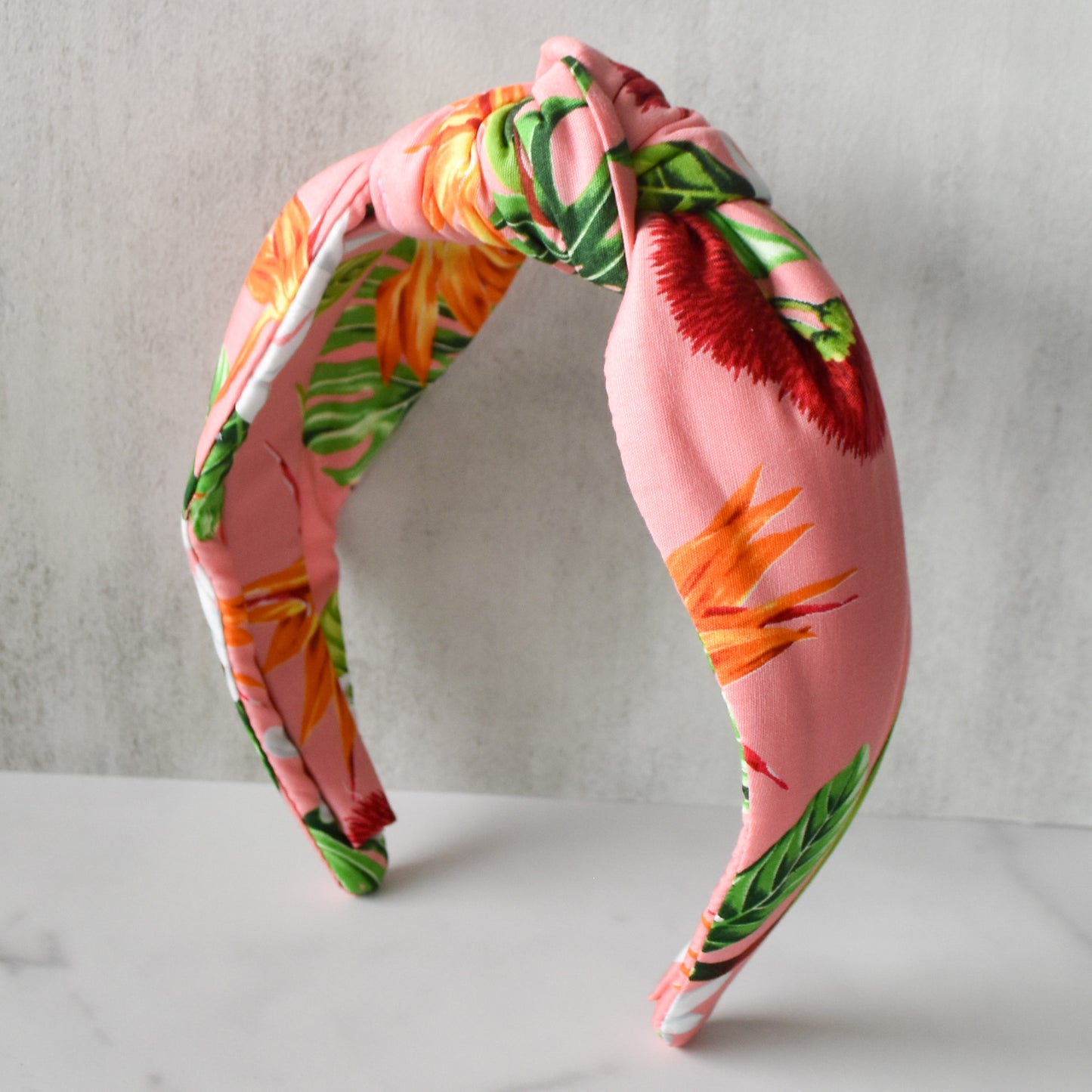 Pumped Up Peach Knotted Headband