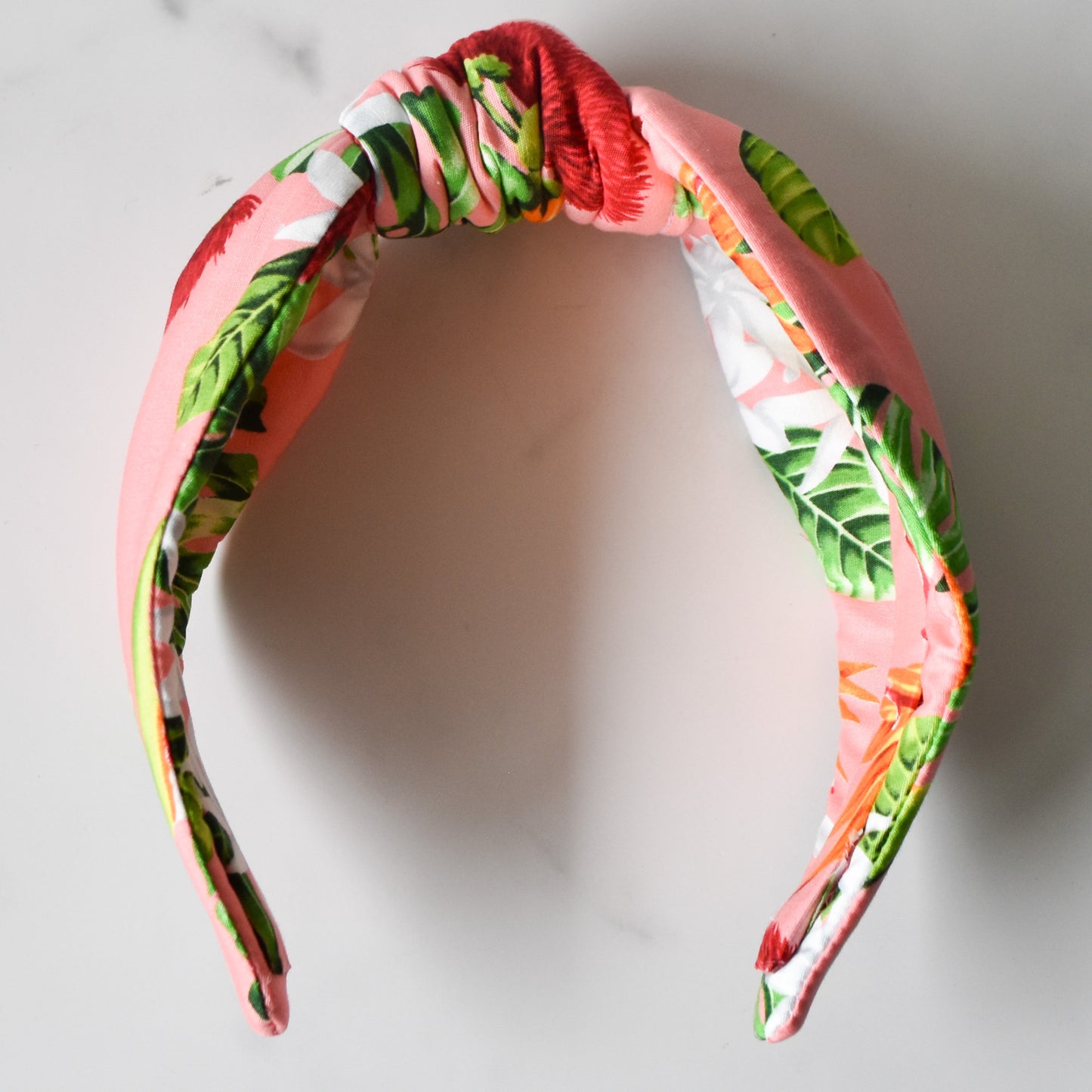 Pumped Up Peach Knotted Headband